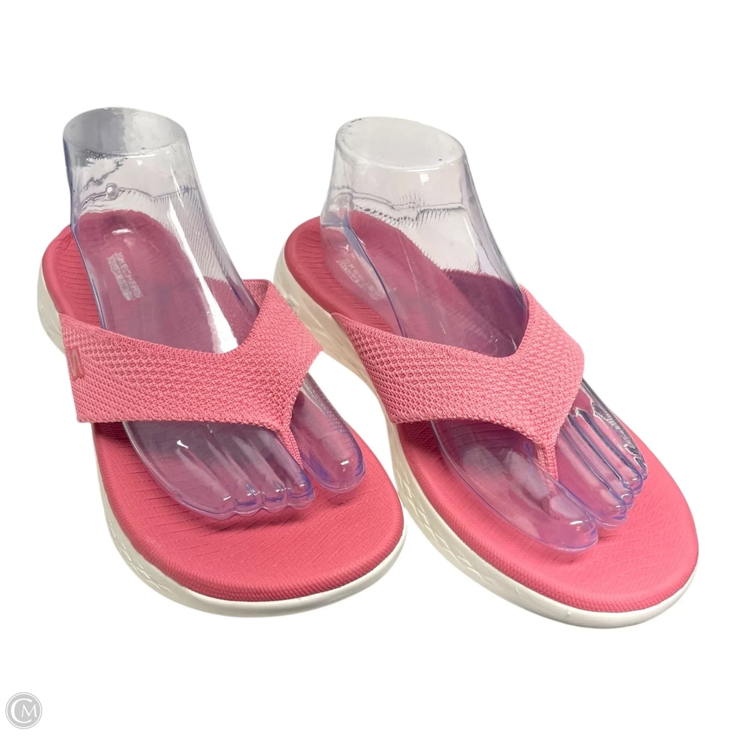 Sandals Flats By Skechers In Pink, Size: 9