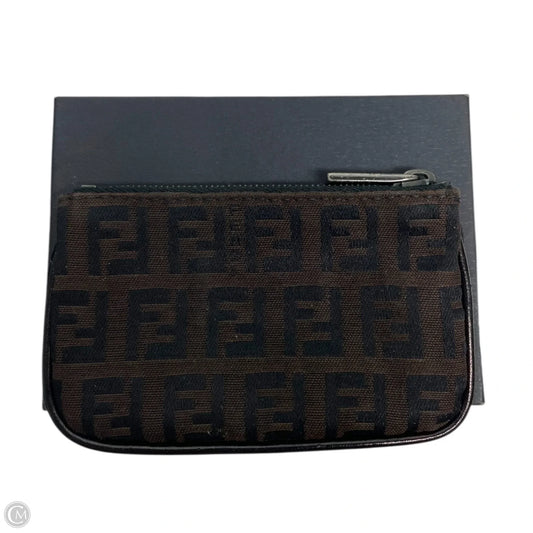 Coin Purse Luxury Designer By Fendi, Size: Small