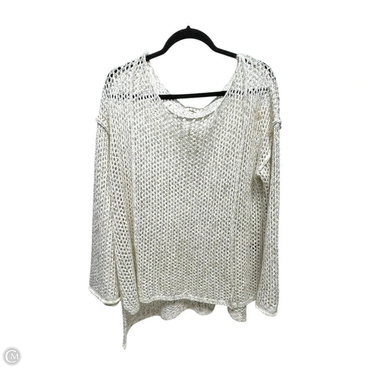 Sweater By Pol In Ivory, Size: L