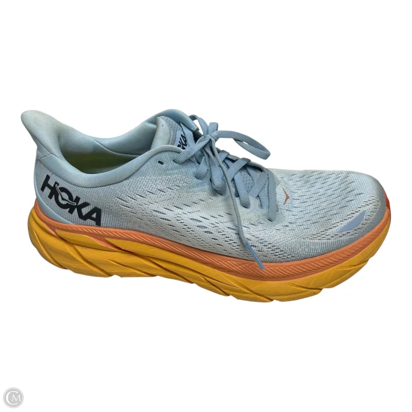 Shoes Athletic By Hoka In Blue & Orange, Size: 9.5