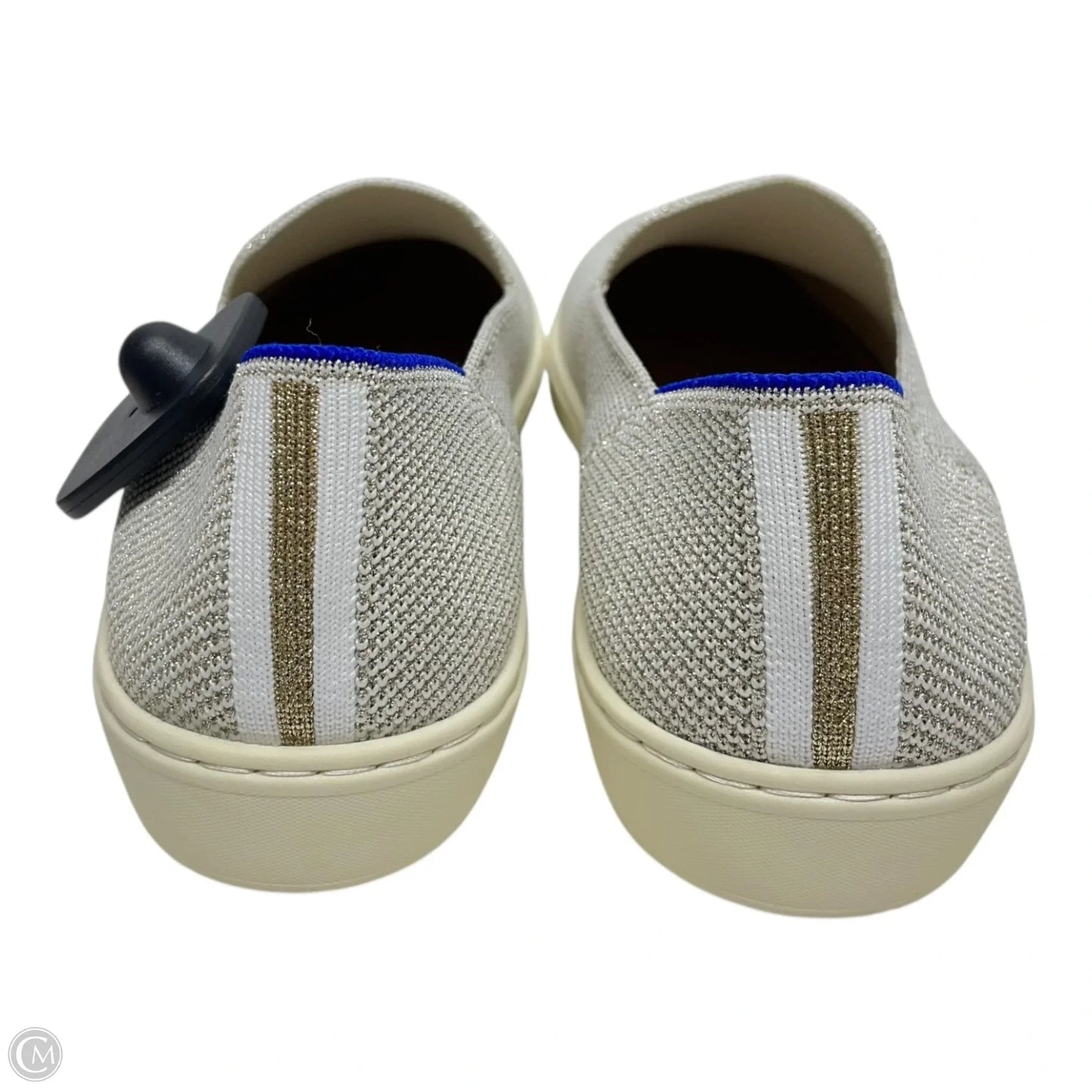 Shoes Flats By Rothys In Silver, Size: 8.5