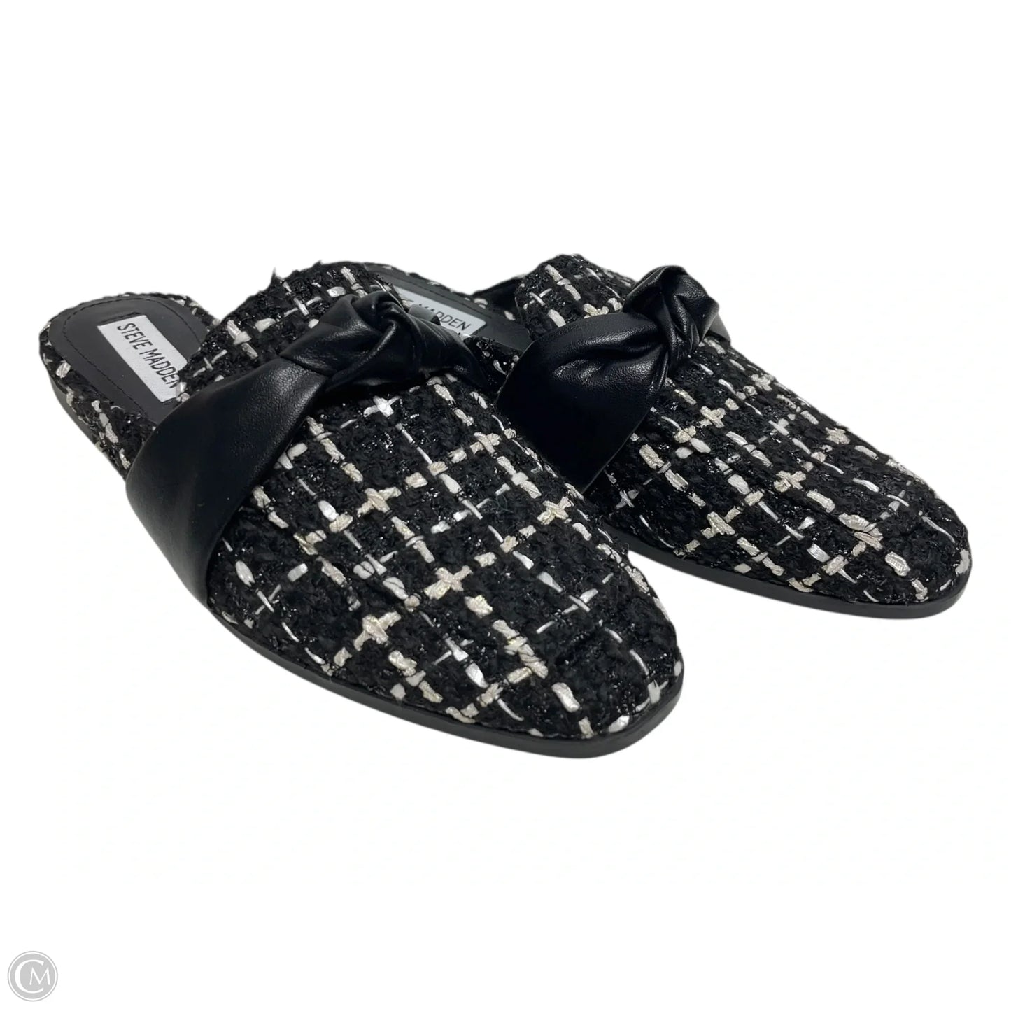 Shoes Flats By Steve Madden In Black & Cream, Size: 6.5