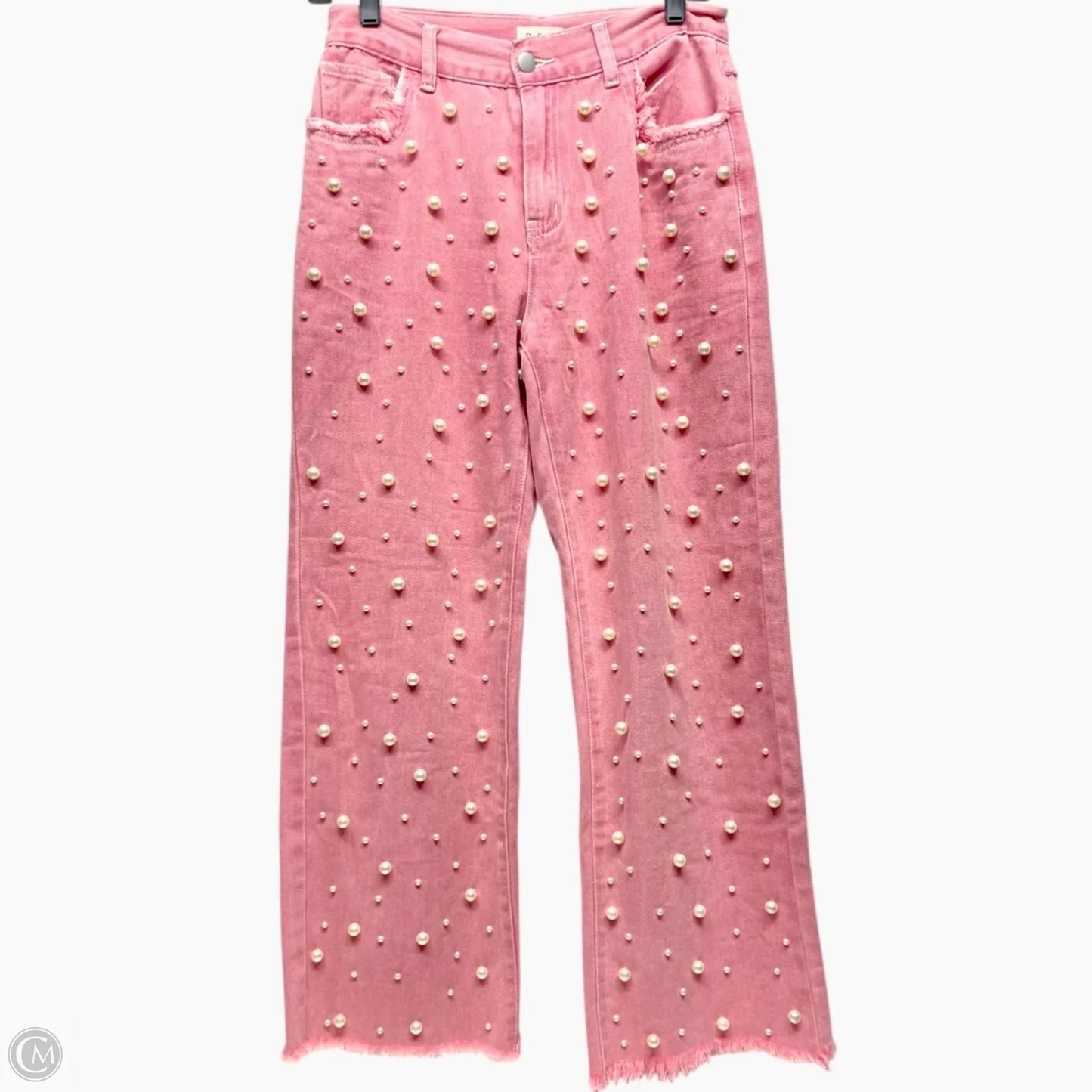 Jeans Wide Leg By Pol In Pink, Size: S