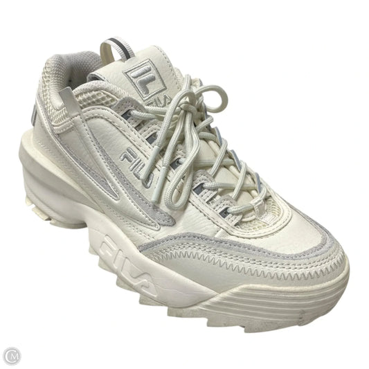 Shoes Sneakers By Fila In Cream, Size: 7