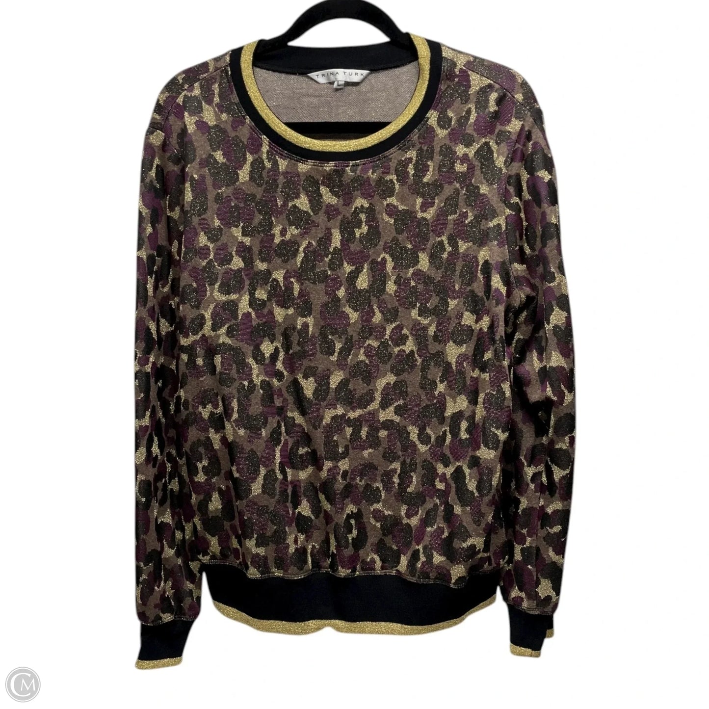 Sweater By Trina Turk In Animal Print, Size: L
