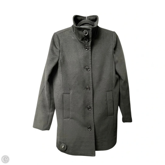 Coat Peacoat By Lands End In Black, Size: 6