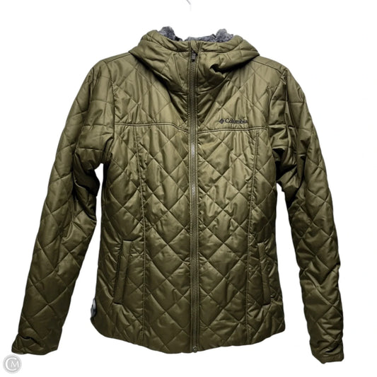 Coat Puffer & Quilted By Columbia In Green, Size: M