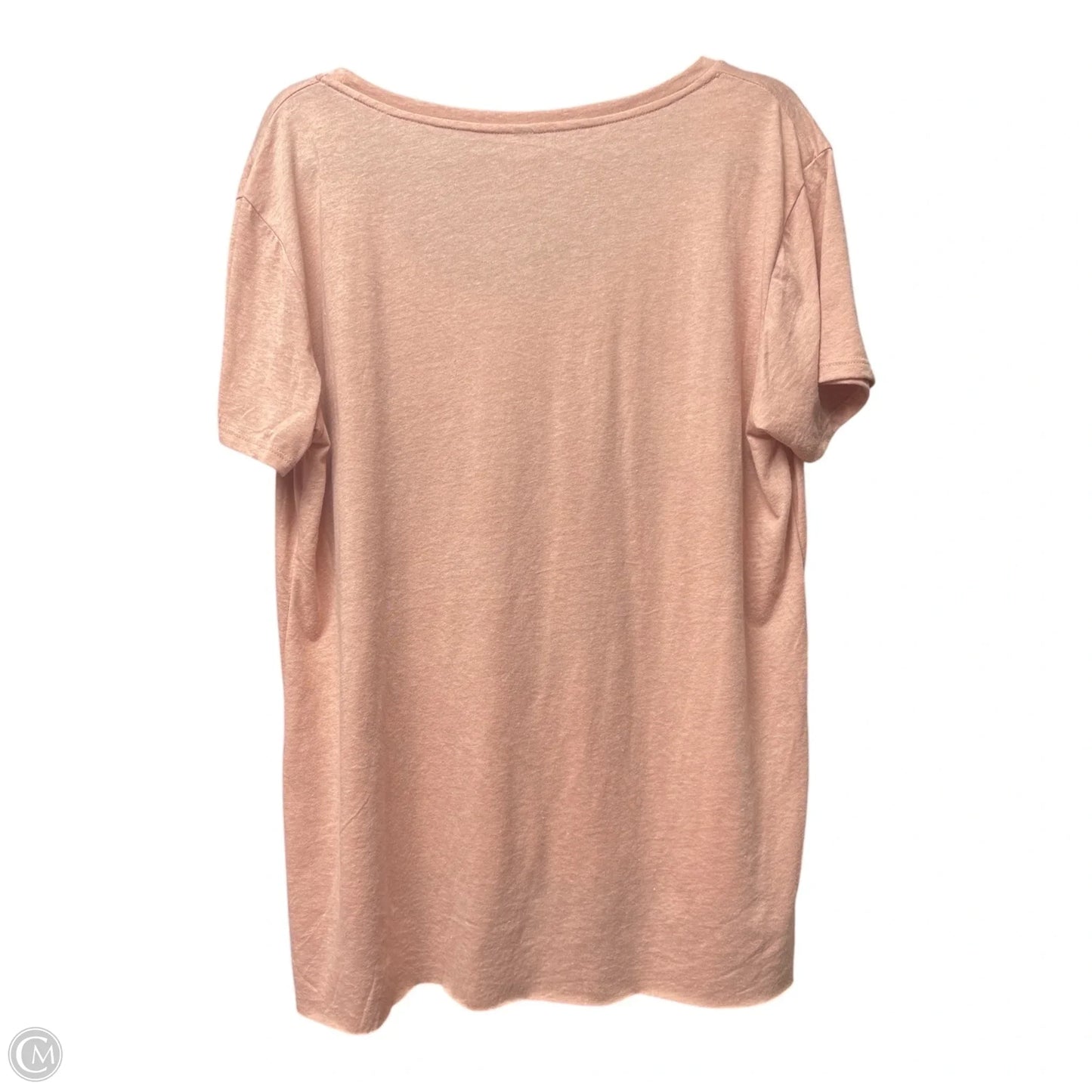 Top Short Sleeve By Next Level In Pink, Size: Xxl