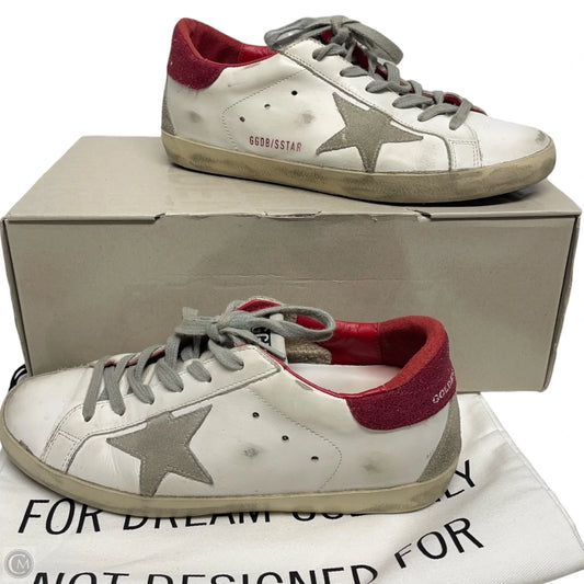Shoes Luxury Designer By Golden Goose In White, Size: 7.5