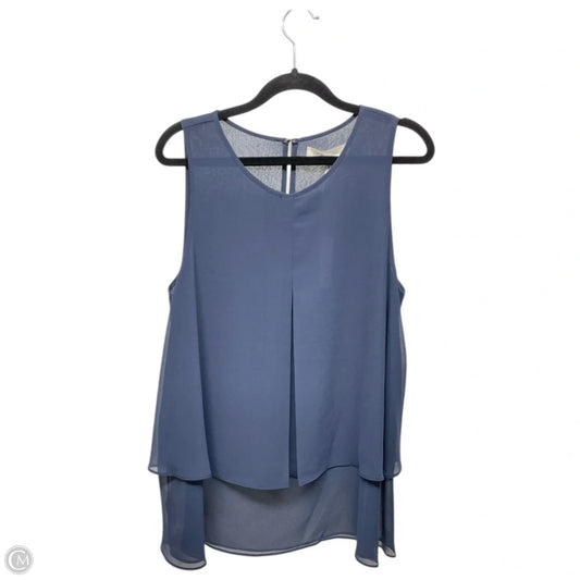 Blouse Sleeveless By Bcbgeneration In Navy, Size: M