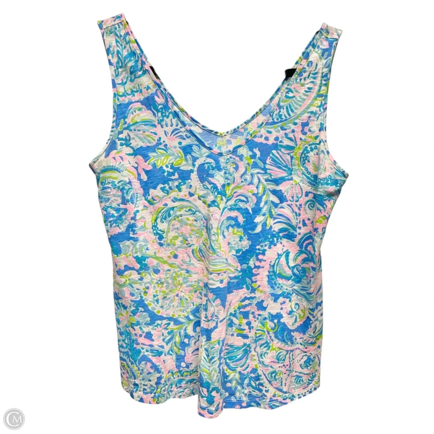 Tank Top Designer By Lilly Pulitzer In Nautical Print, Size: S