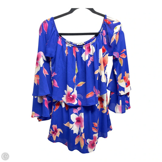 Romper By PEACH LOVE In Floral Print, Size: M