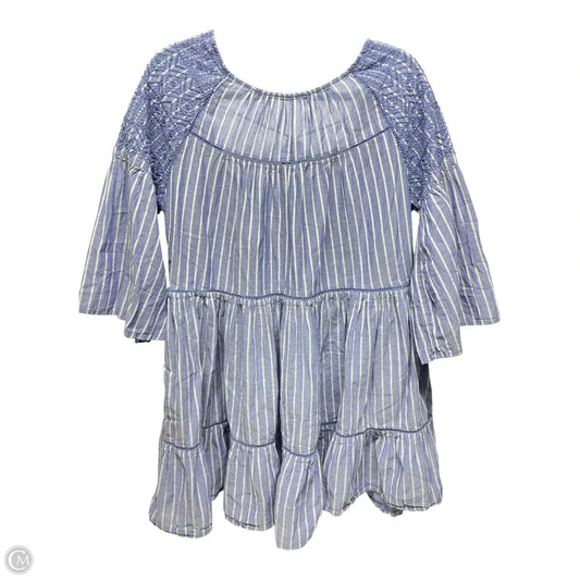 Tunic Short Sleeve By Free People In Striped Pattern, Size: Sp