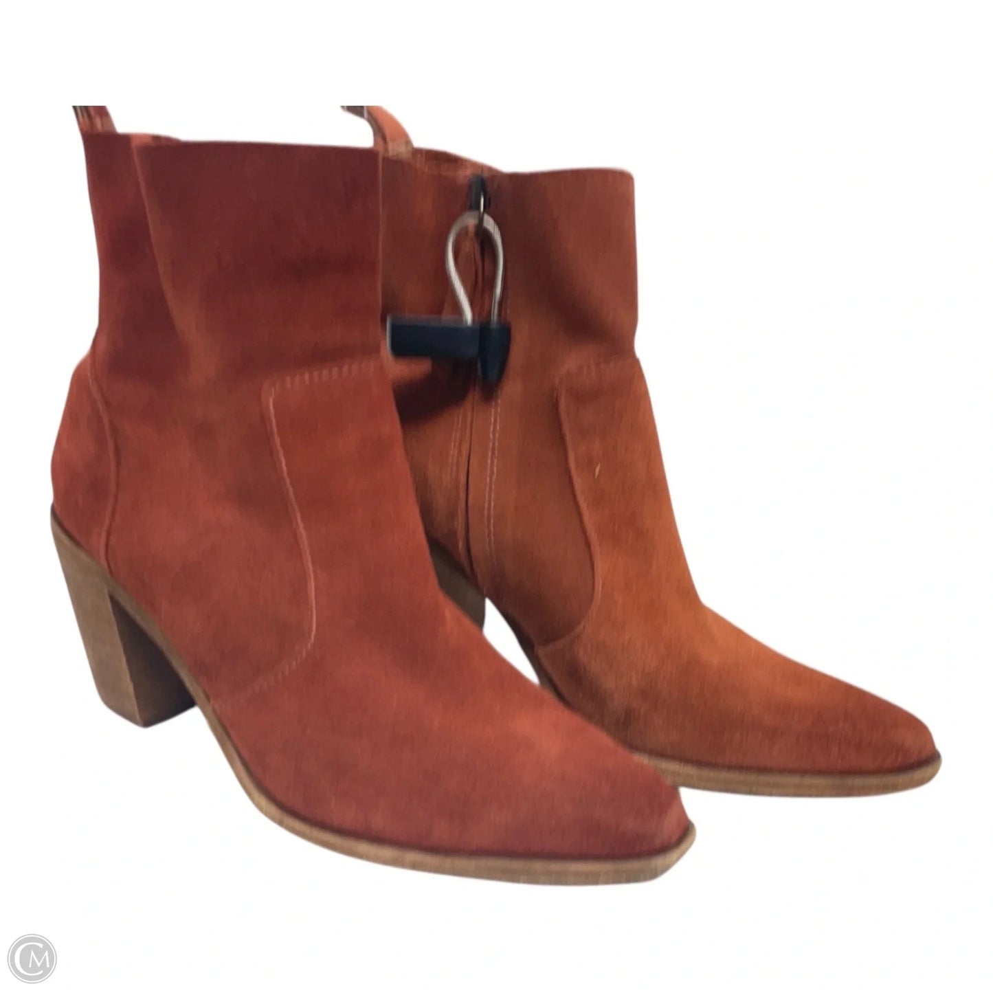 Boots Ankle Heels By Antonio Melani In Orange, Size: 8.5