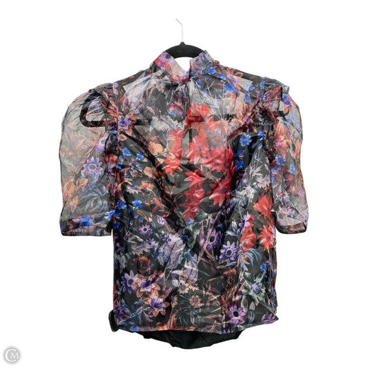 Blouse Short Sleeve By Maeve In Floral Print, Size: S