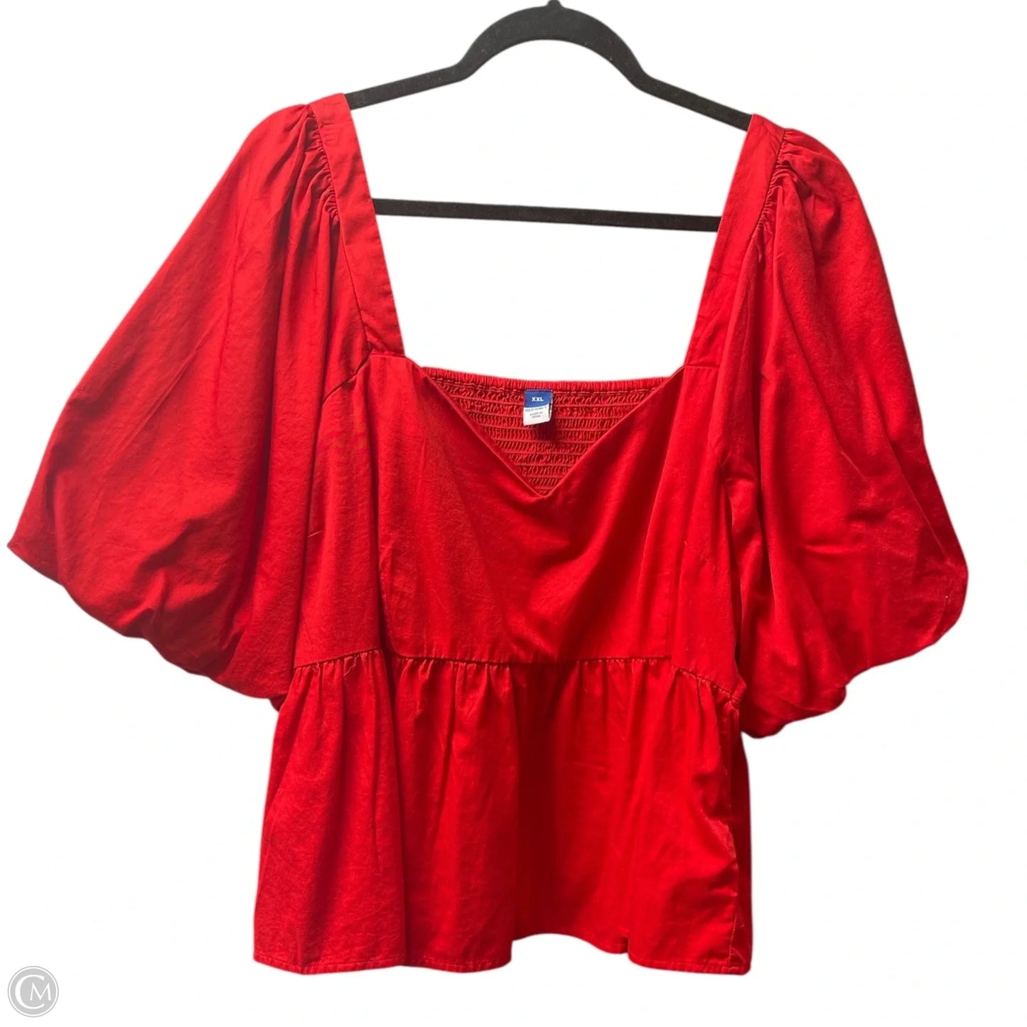 Top Short Sleeve By Old Navy In Red, Size: Xxl