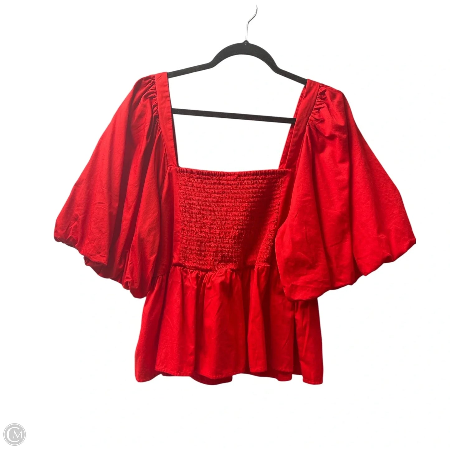 Top Short Sleeve By Old Navy In Red, Size: Xxl