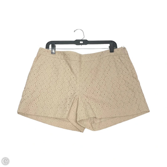 Shorts By Kenar In Tan, Size: 12