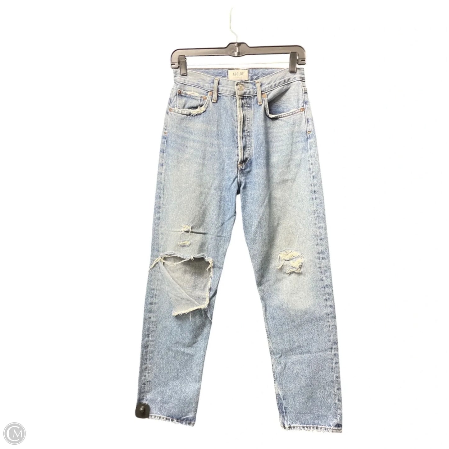 Jeans Boyfriend By Agolde In Blue Denim, Size: 2