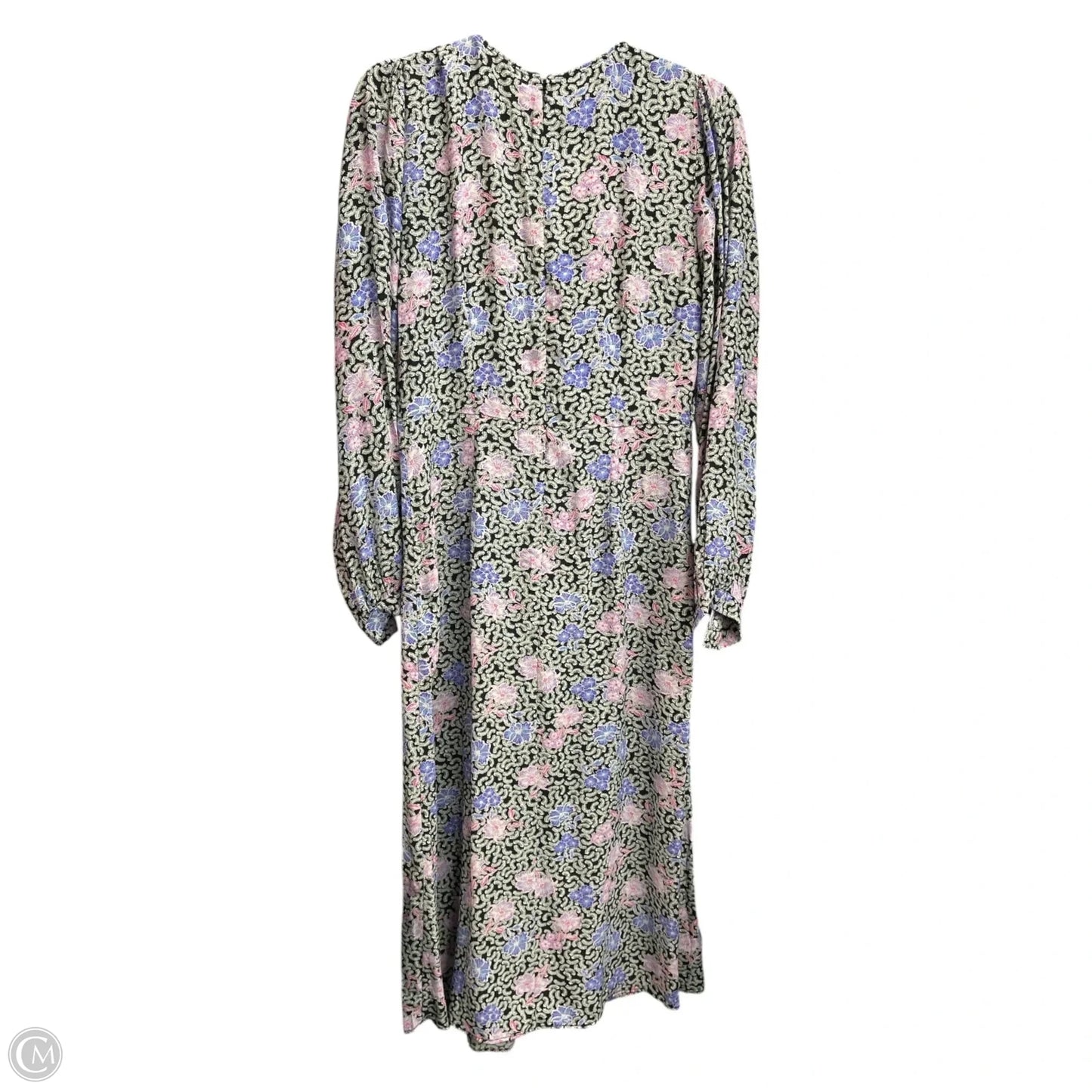 Dress Casual Midi By Loft In Floral Print, Size: 4