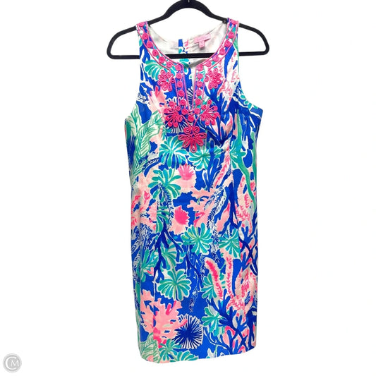 Dress Designer By Lilly Pulitzer In Tropical Print, Size: 8