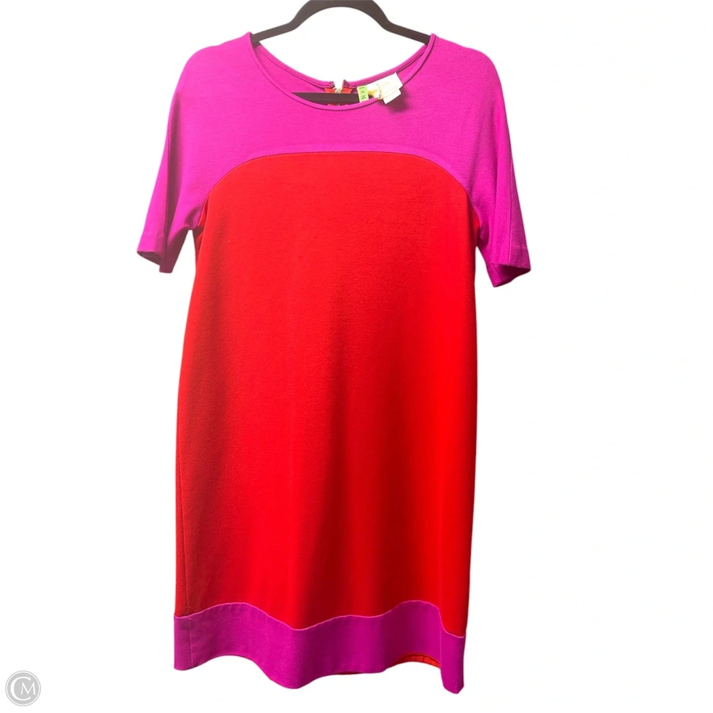 Dress Designer By Kate Spade In Pink & Red, Size: 8
