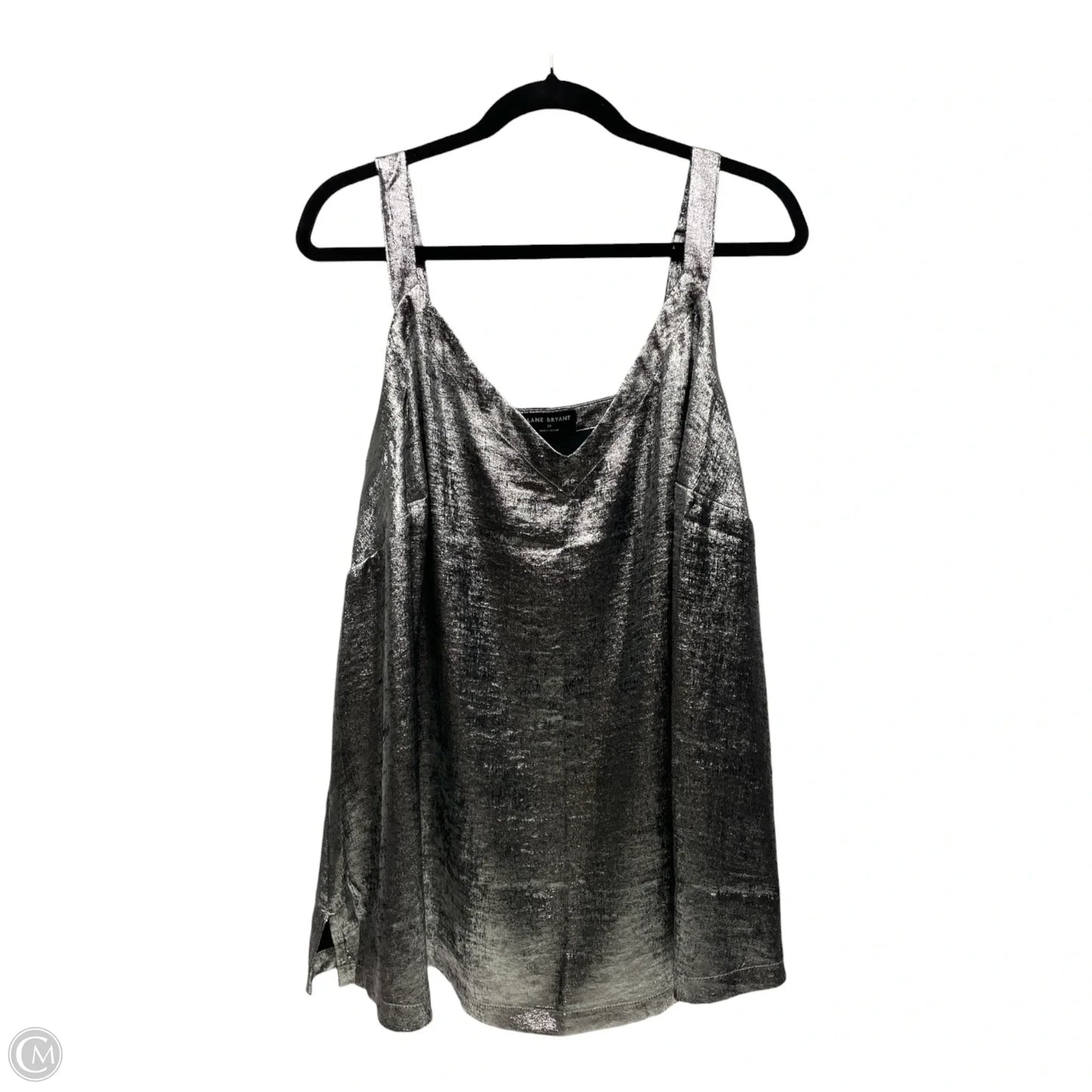 Top Cami By Lane Bryant In Silver, Size: 2x