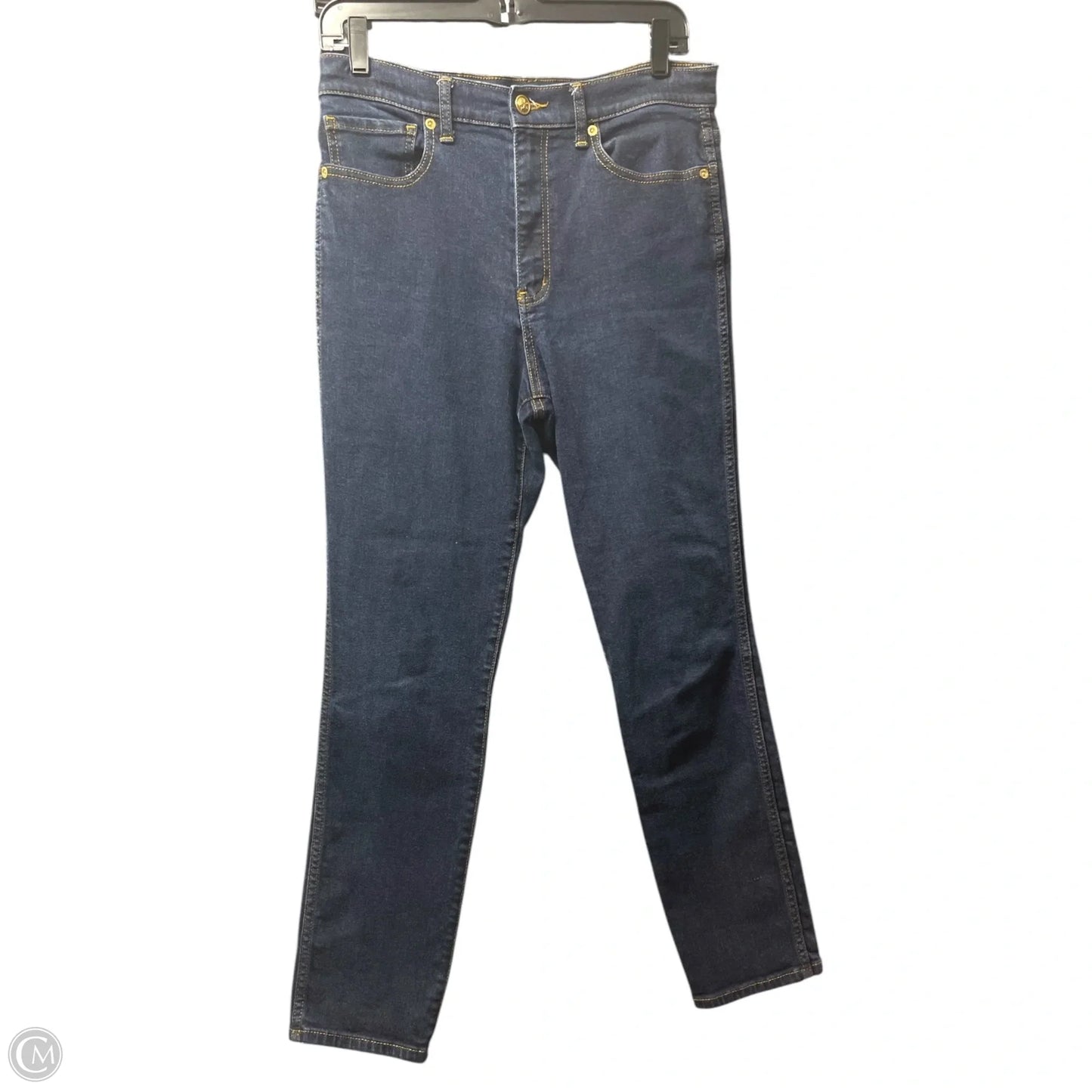 Jeans Designer By Tory Burch In Blue Denim, Size: 10