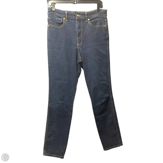 Jeans Designer By Tory Burch In Blue Denim, Size: 10