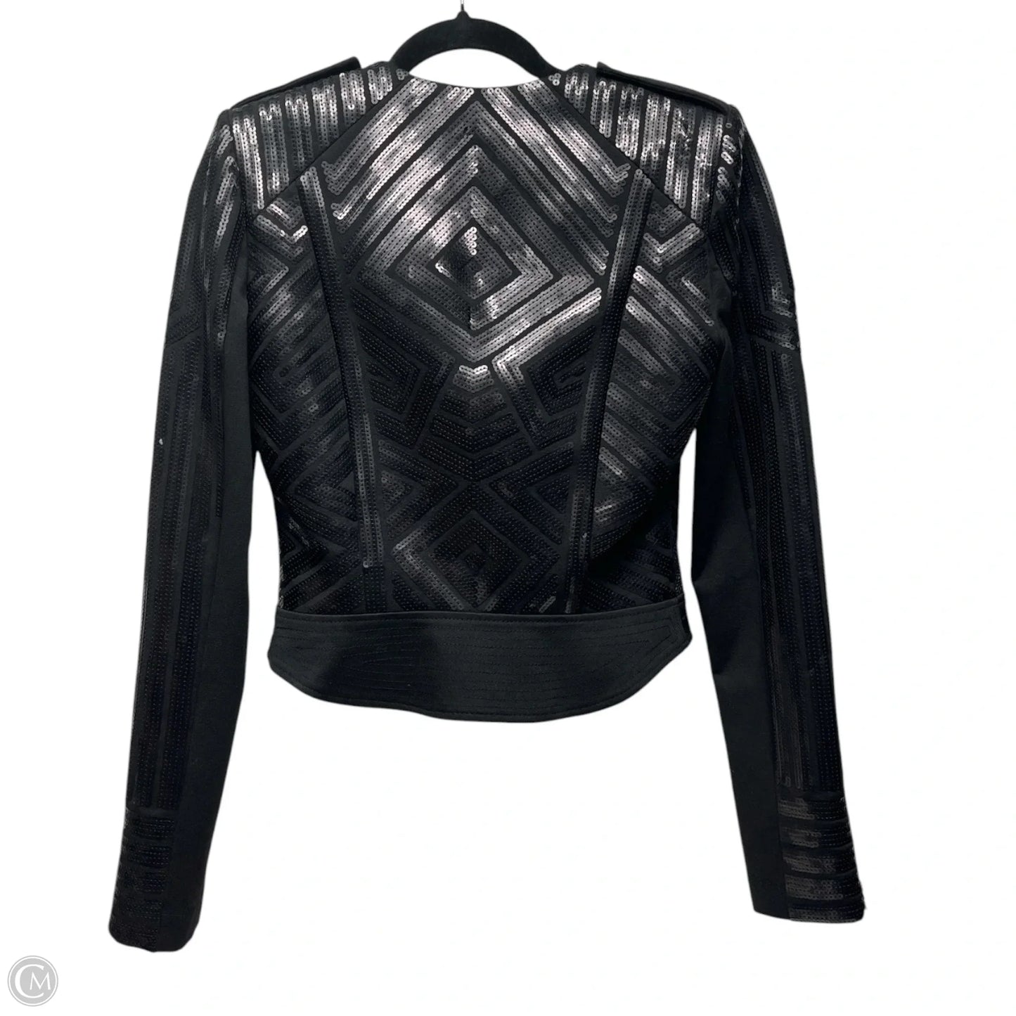 Jacket Moto By Bcbgmaxazria In Black, Size: Xs