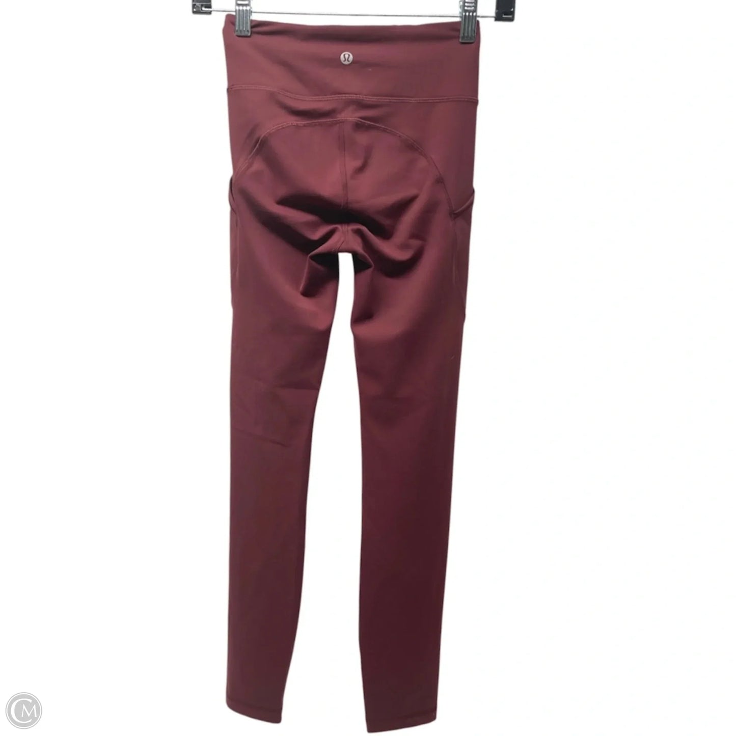 Athletic Leggings By Lululemon In Red, Size: 2