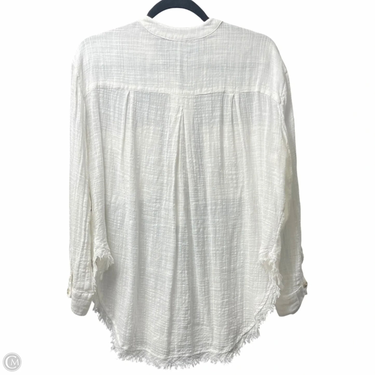 Top Long Sleeve By Free People In White, Size: Sp