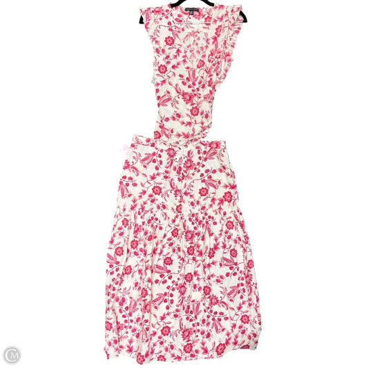 Skirt Set 2pc By Saks Fifth Avenue In Floral Print, Size: S
