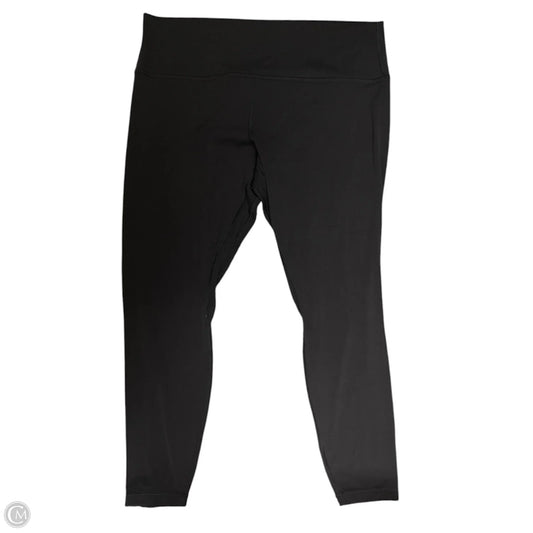 Athletic Leggings By Lululemon In Black, Size: 20