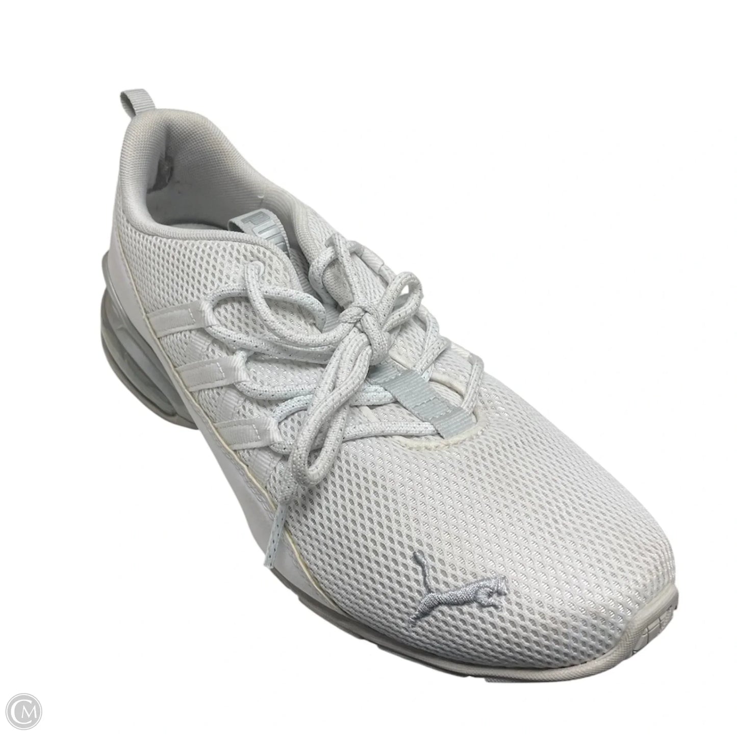 Shoes Sneakers By Puma In Grey & White, Size: 10