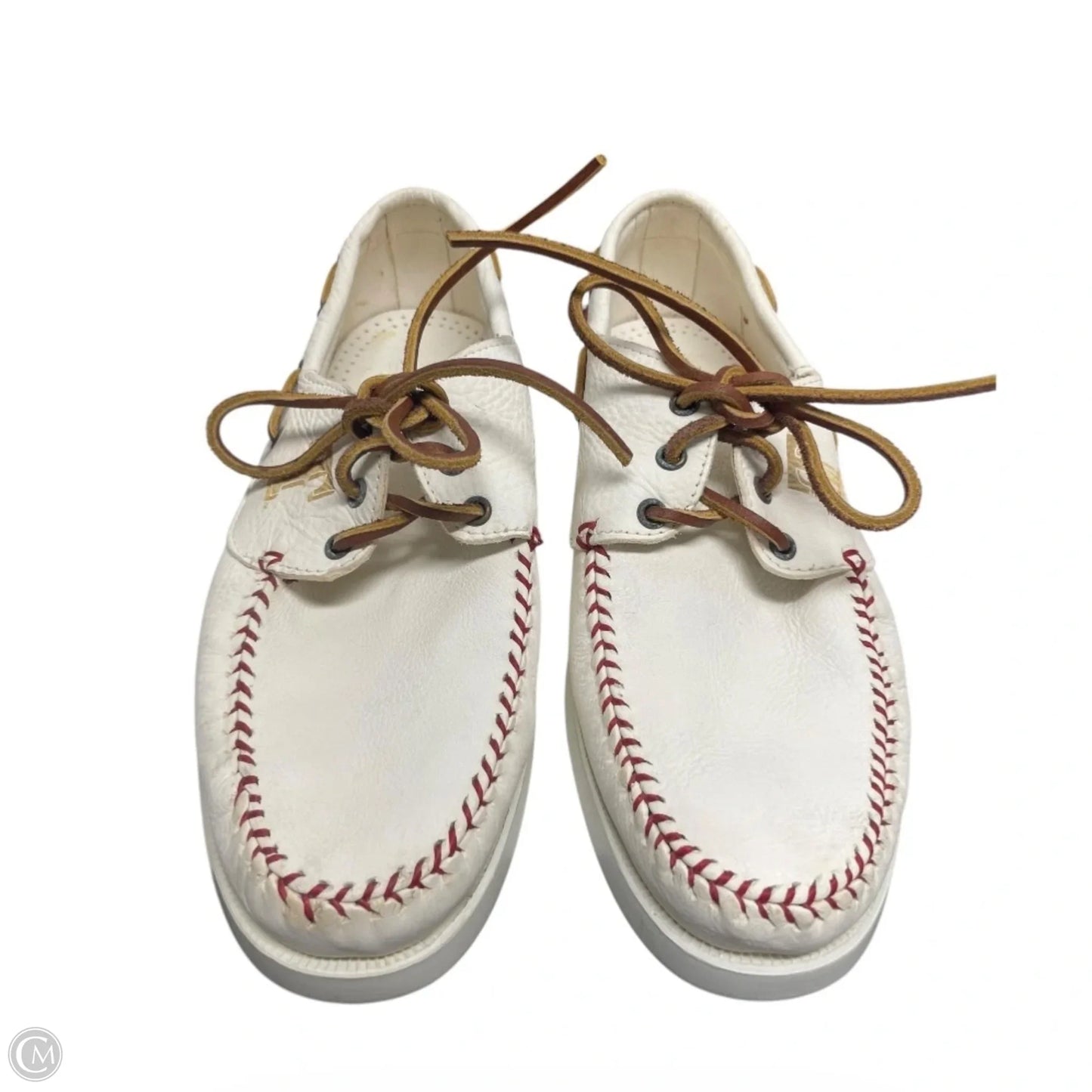 Shoes Flats By ALLEN EDMONDS In Ivory, Size: 10