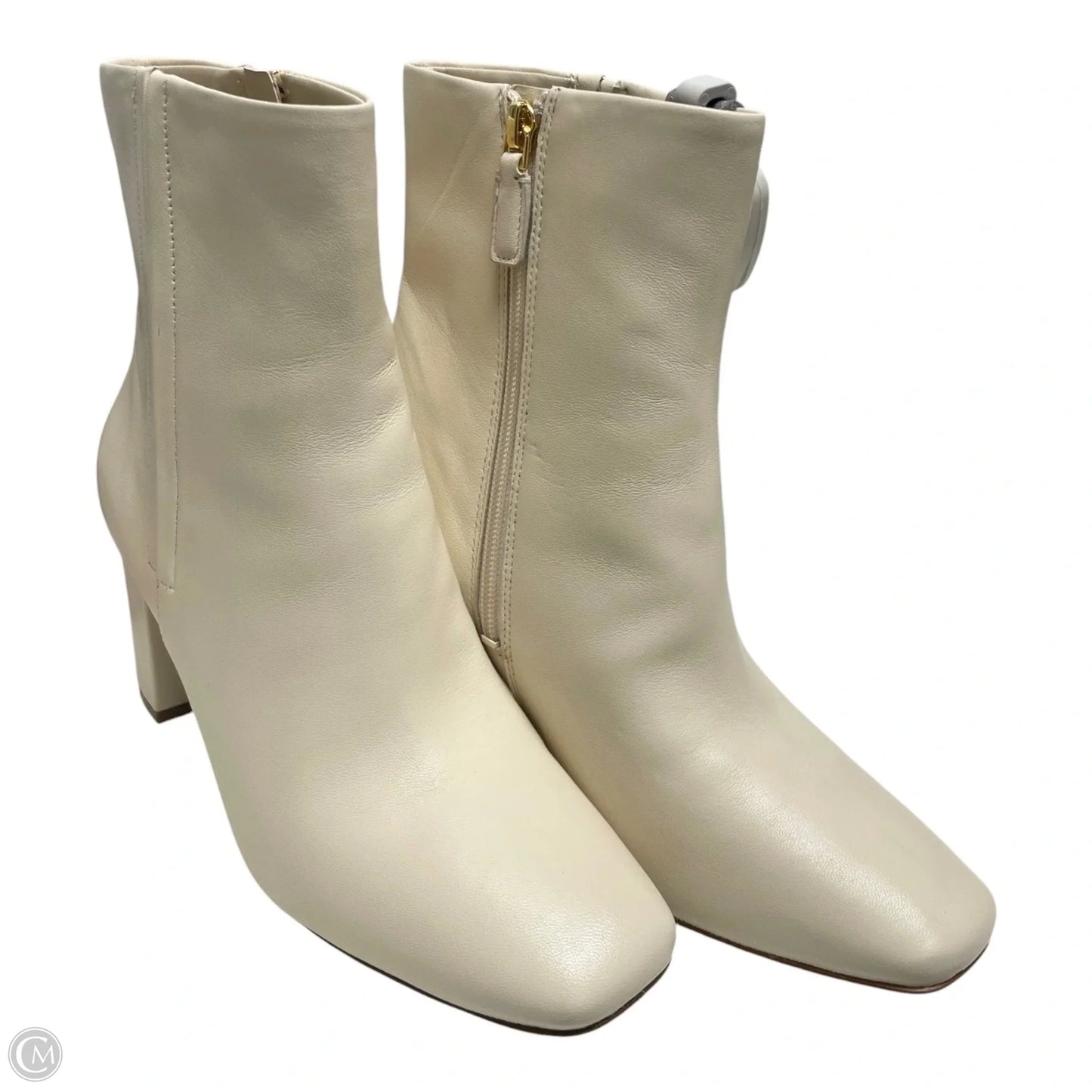 Boots Ankle Heels By Cole-haan In Ivory, Size: 9