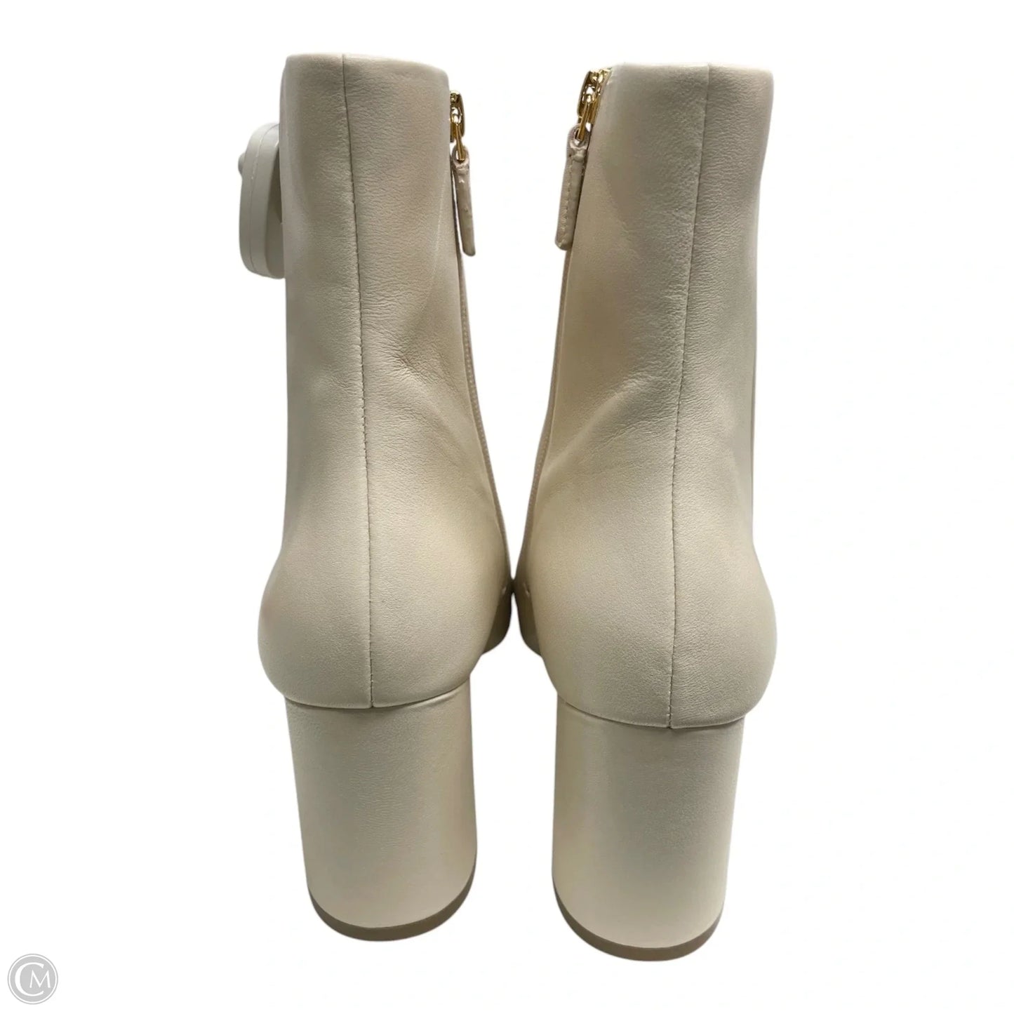 Boots Ankle Heels By Cole-haan In Ivory, Size: 9