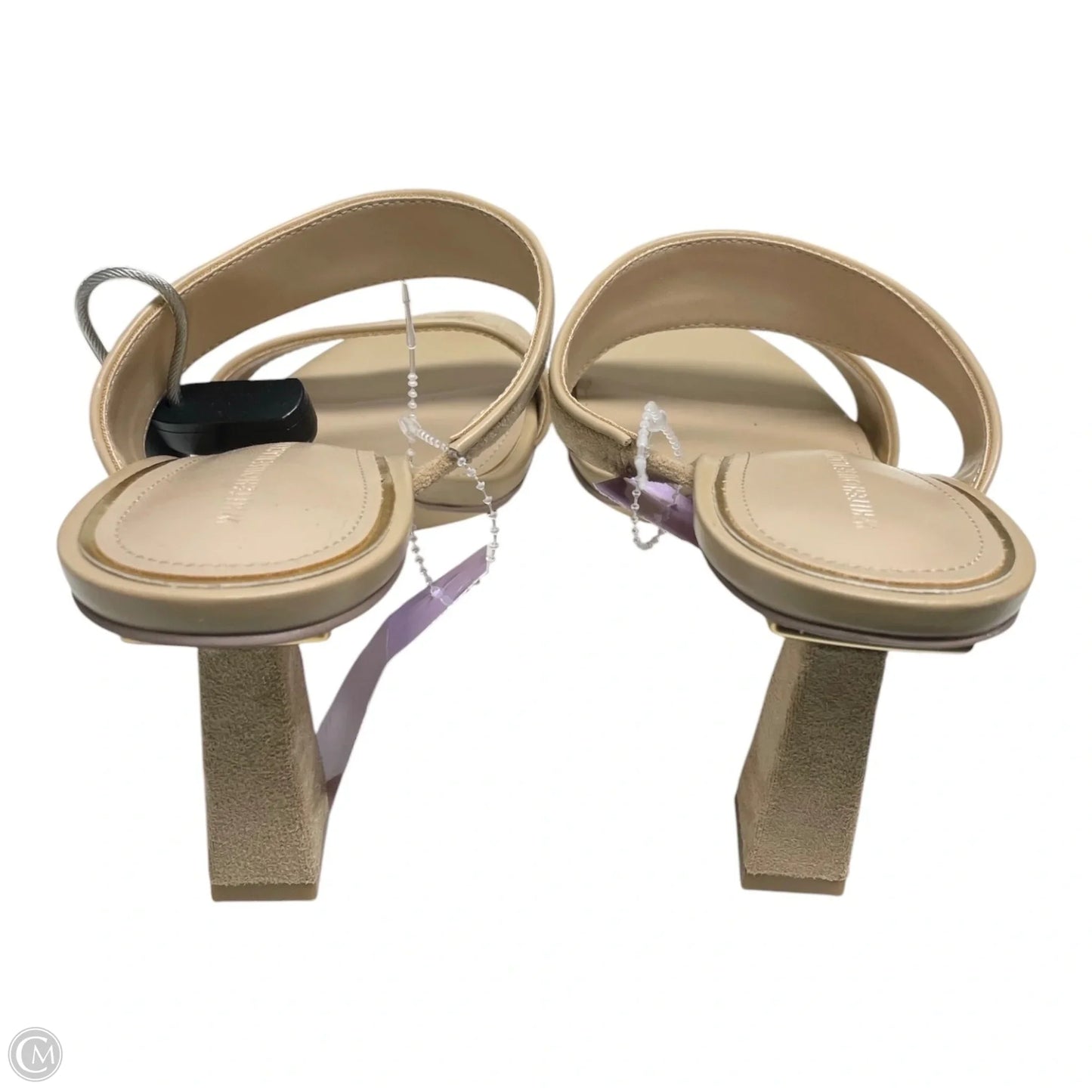 Sandals Heels Stiletto By White House Black Market In Tan, Size: 7.5