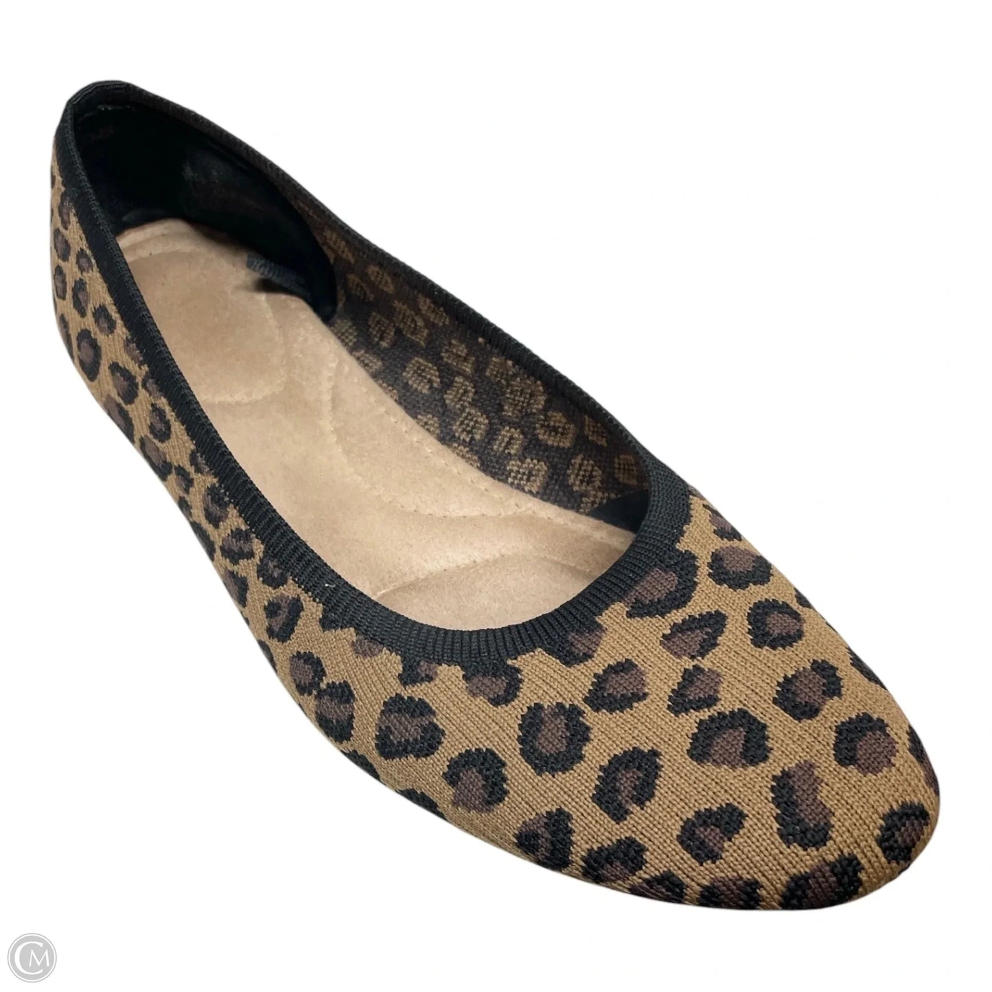 Shoes Flats By Clothes Mentor In Animal Print, Size: 8