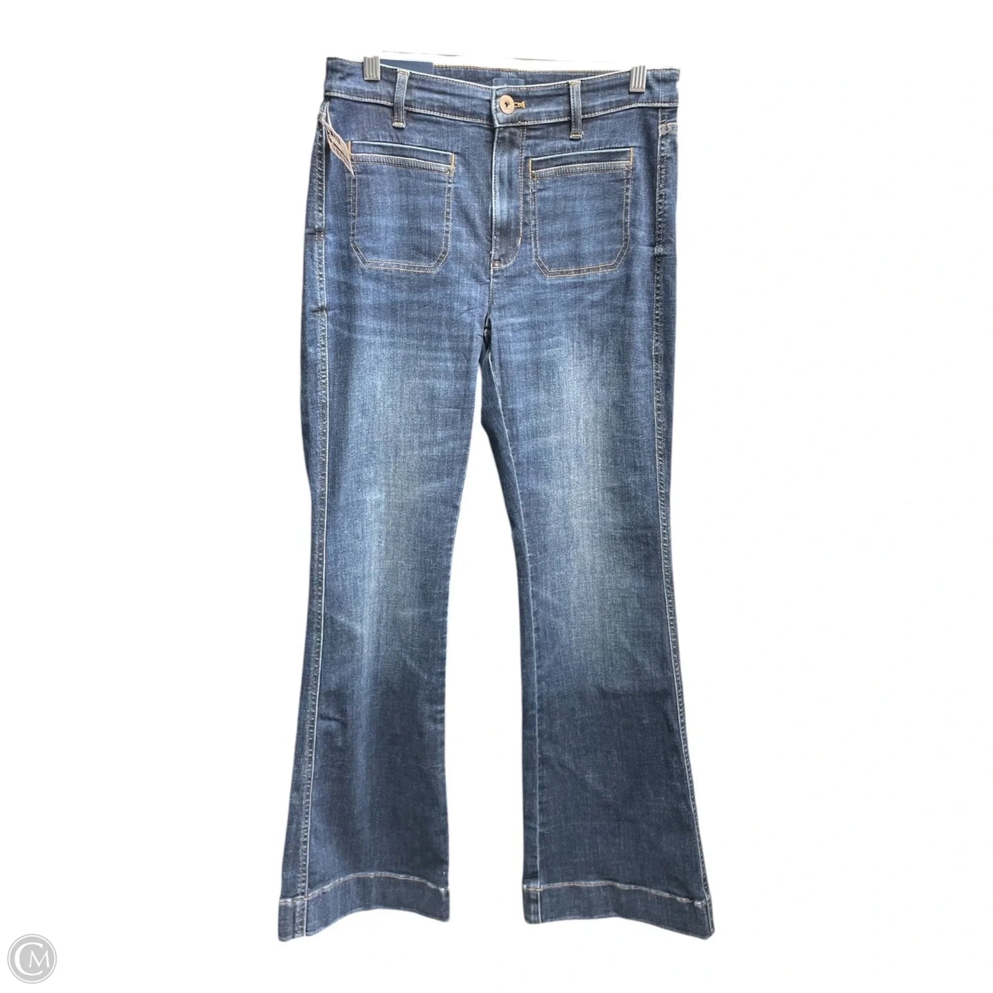 Jeans Flared By J. Jill In Blue Denim, Size: 6