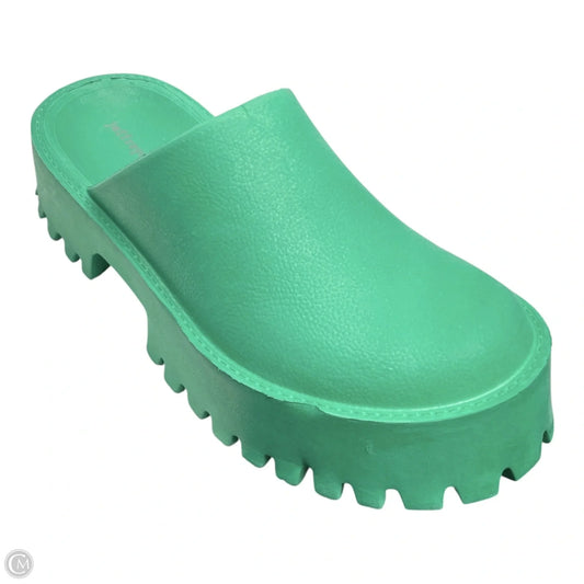 Shoes Heels Platform By Jeffrey Campbell In Green, Size: 8