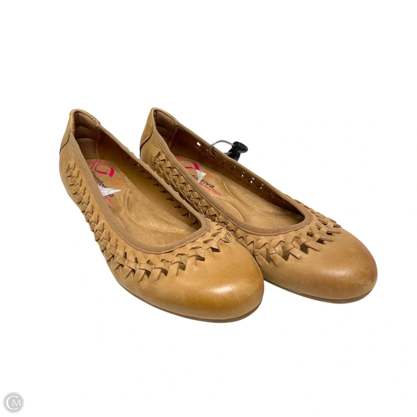 Shoes Flats By Comfortiva In Tan, Size: 11