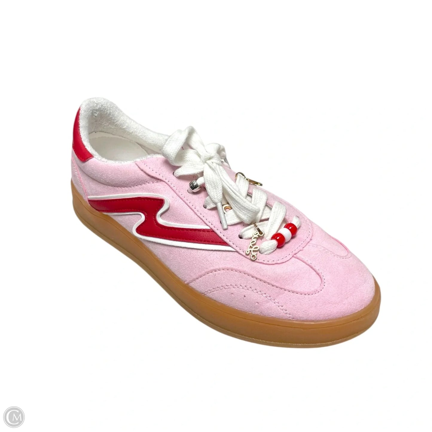 Shoes Sneakers By Madden Girl In Pink & Red, Size: 7.5