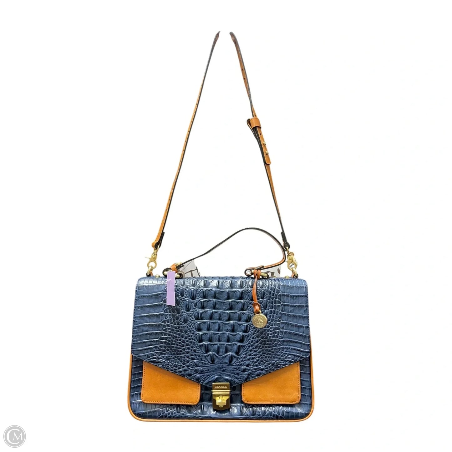 Handbag Designer By Brahmin, Size: Large