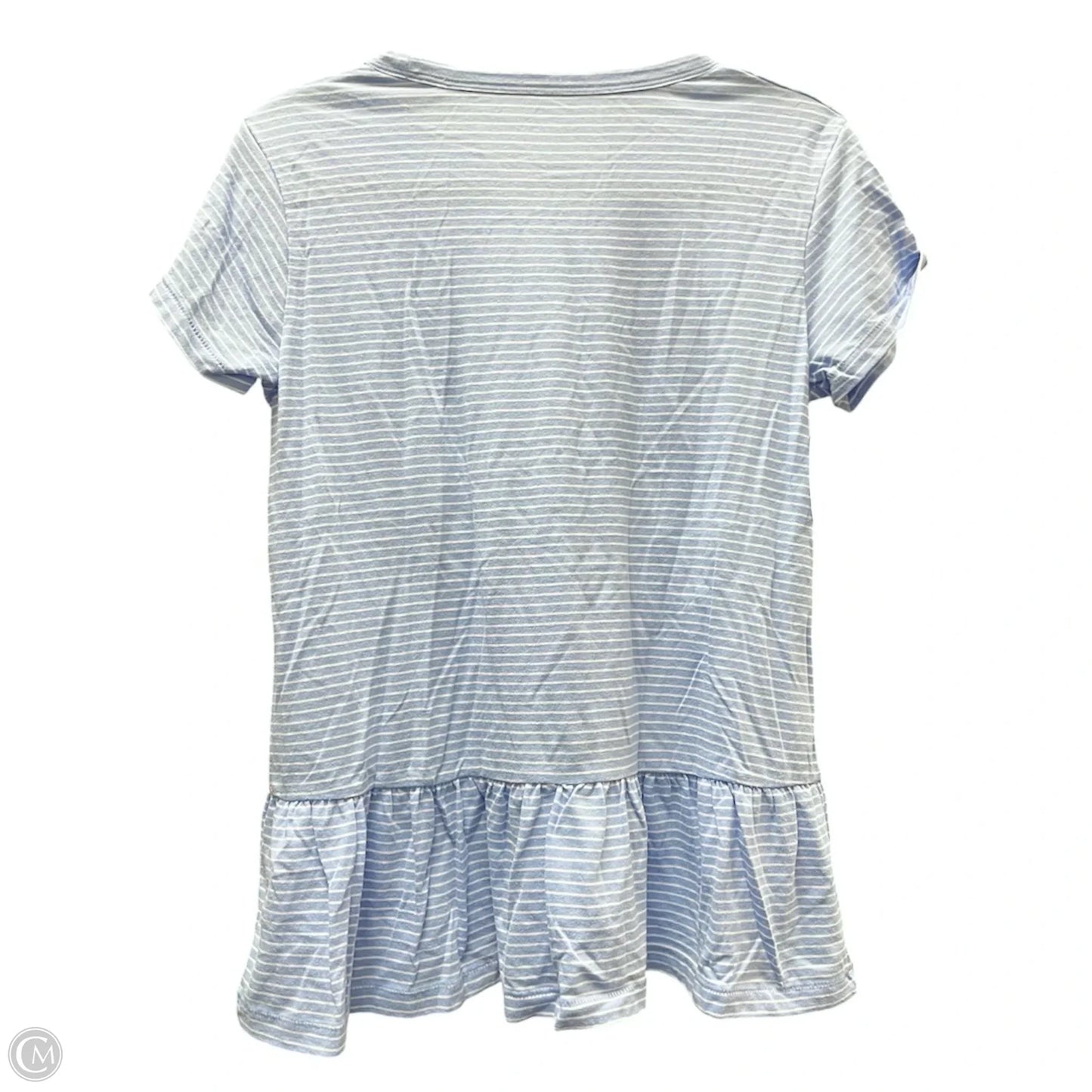 Top Short Sleeve By Caslon In Striped Pattern, Size: S