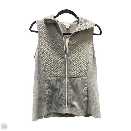 Vest Puffer & Quilted By Chicos In Grey, Size: S