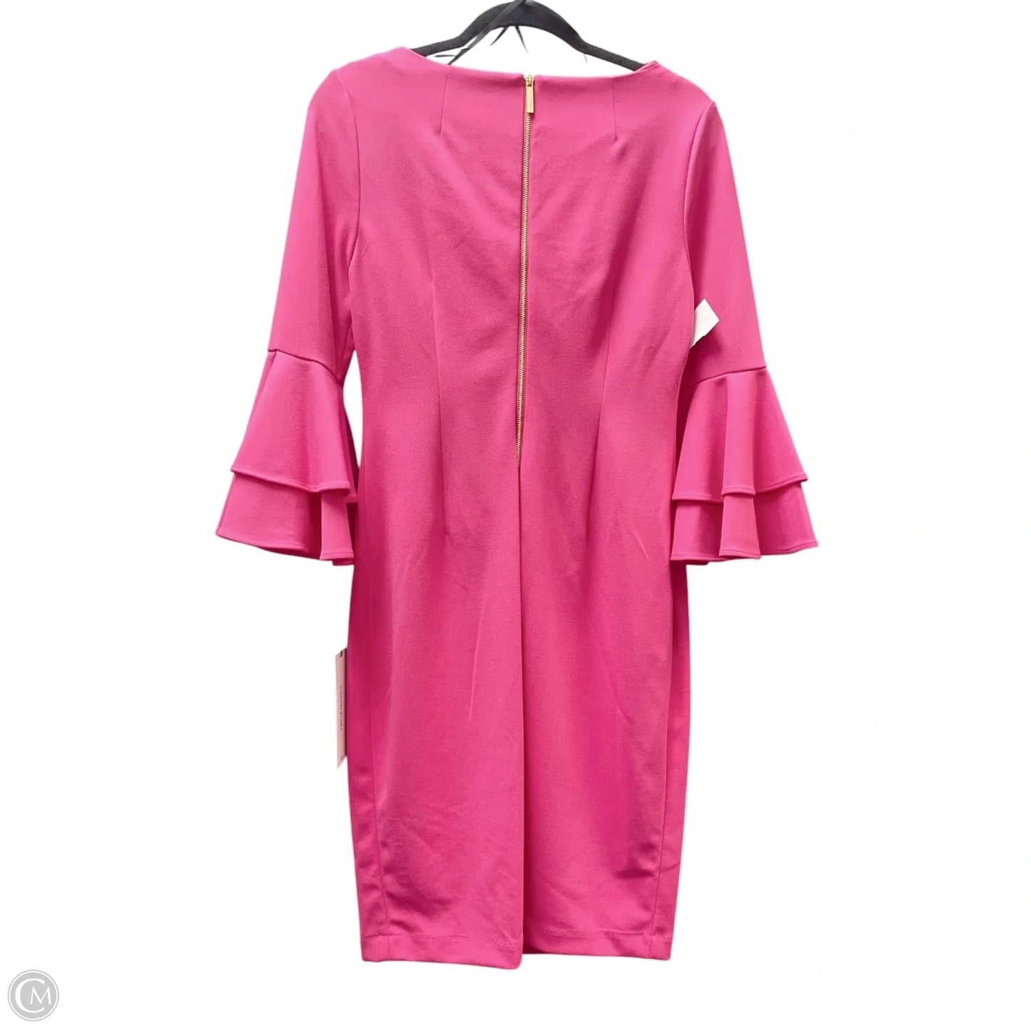 Dress Casual Short By Calvin Klein In Pink, Size: 8