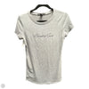 Top Short Sleeve Basic By Kenneth Cole In Grey, Size: Xs