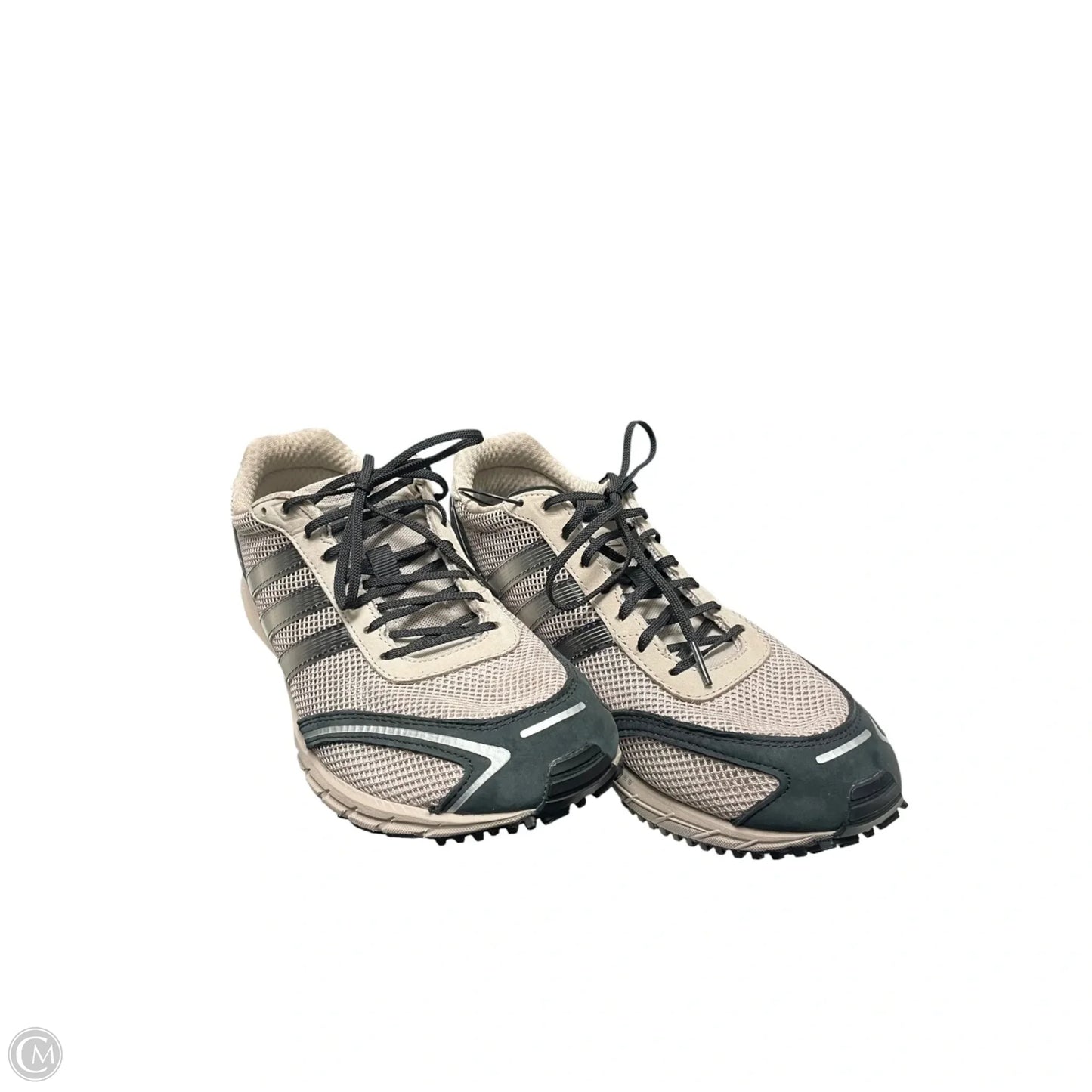 Shoes Athletic By Adidas In Black & Tan, Size: 10